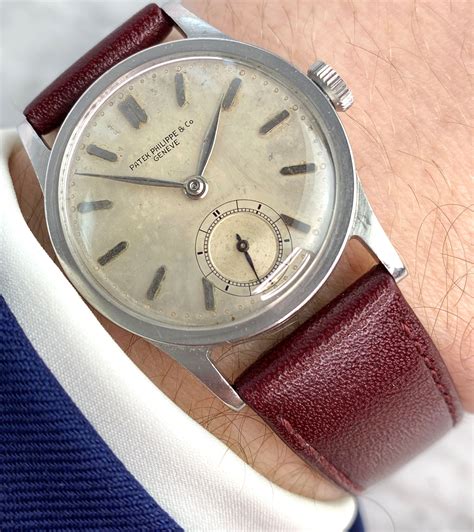 patek philippe calatrava steel 3579|Patek Philippe Vintage Steel Calatrava 3579.